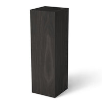 Wood Veneer with Motorized Turntable 11-1/2" x 11-1/2" 12" Ebony-dyed Walnut Veneer – Pedestal Source